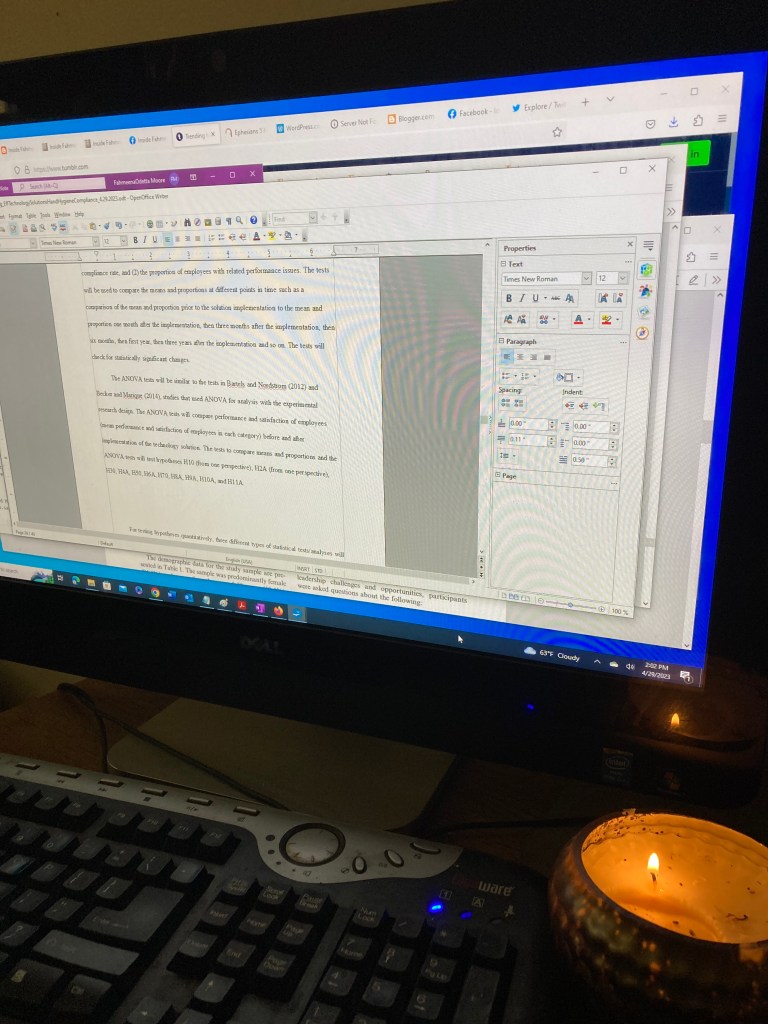 Photo of computer by Fahmeena Odetta Moore