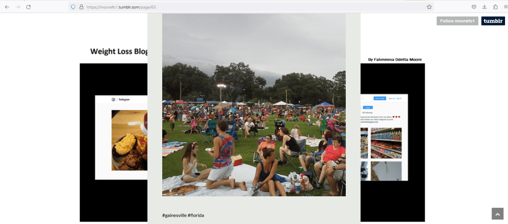 People at park -2 by Fahmeena Odetta Moore