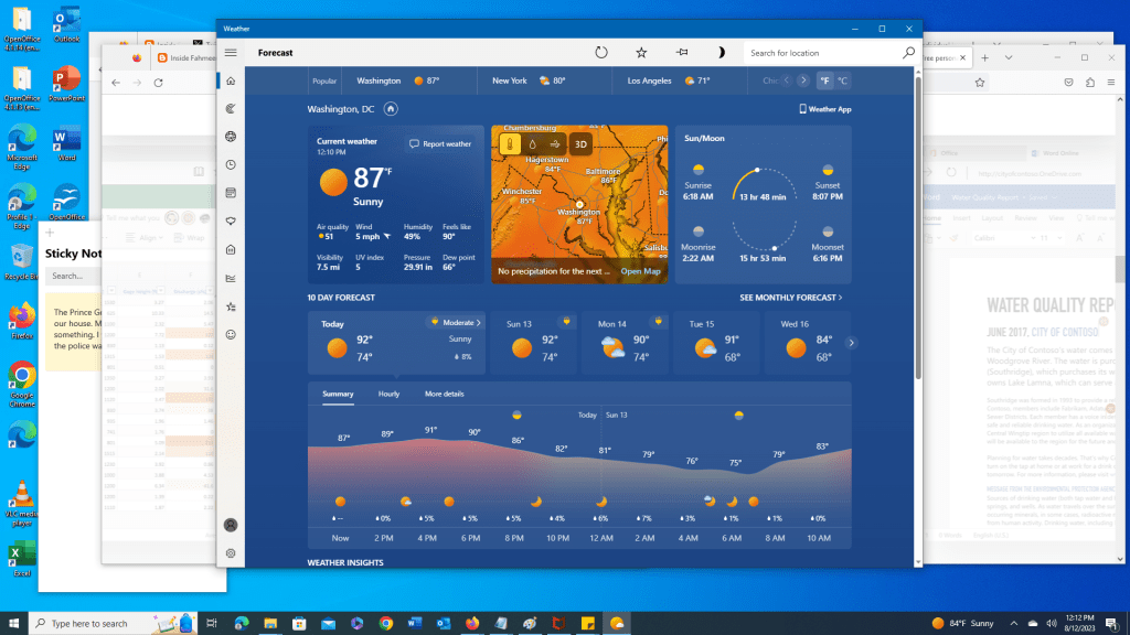 Weather dashboard