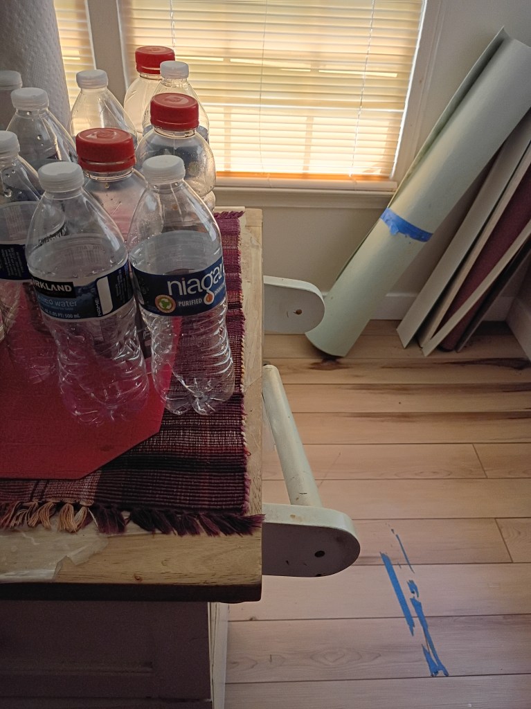 Photo of empty bottles