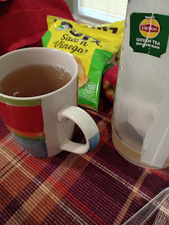 Image of tea and other items
