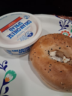 Bagel and cream cheese